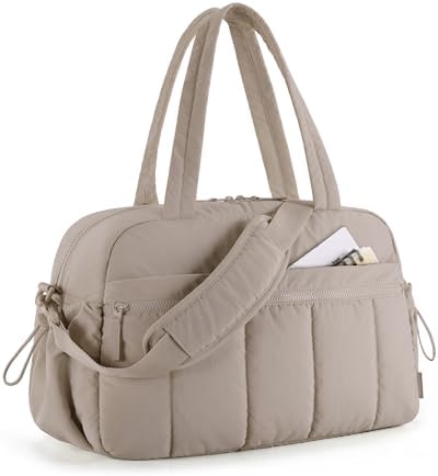 BAGSMART Gym Bag for Women, Duffle Bag for Travel with Wet Pocket, Lightweight Carry on Weekender Duffel, Water Resistant