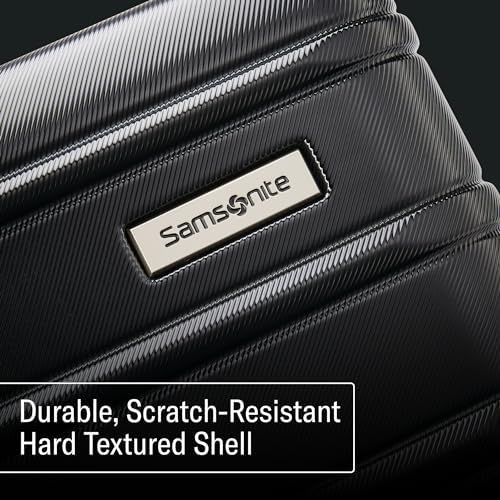 Samsonite Omni 2 Hardside Expandable Luggage with Spinner Wheels, 2-Piece Set (19/24), Midnight Black - Image 6