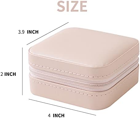 KElofoN Travel Jewelry Case and Organizer with Mirror - Gift for Women and Girls - Image 3