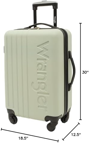 Wrangler Quest Luggage Set, Pelican, 2 Piece (30"/22") - Image 11