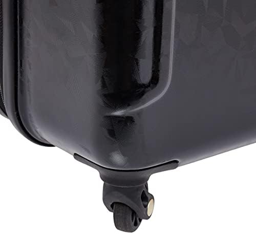 American Tourister Belle Voyage Hardside Luggage with Spinner Wheels, Black, Checked-Medium 25-Inch - Image 4