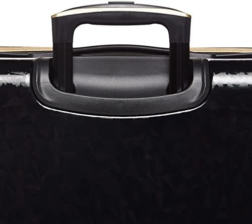 American Tourister Belle Voyage Hardside Luggage with Spinner Wheels, Black, Checked-Medium 25-Inch - Image 6