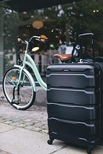 Samsonite Omni PC Hardside Expandable Luggage with Spinner Wheels, Black, Carry-On 20-Inch - Image 2