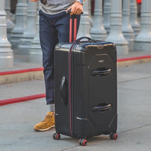 Traveler's Choice Maxporter II 30" Hardside Spinner Trunk Luggage, Expandable, Black - Image 2