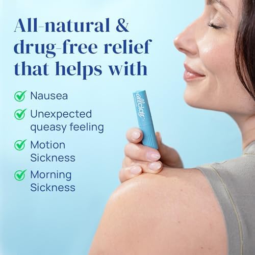 Nausea Relief Inhaler - All-Natural Remedy for Motion Sickness, Morning Sickness, Stress, and Queasiness - Fast-Acting, Drug-Free, Non-Drowsy & Portable Travel Essential - Pack of 2 Inhalers - Image 3