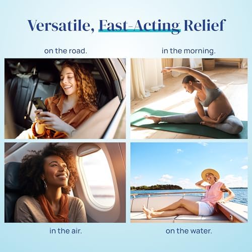 Nausea Relief Inhaler - All-Natural Remedy for Motion Sickness, Morning Sickness, Stress, and Queasiness - Fast-Acting, Drug-Free, Non-Drowsy & Portable Travel Essential - Pack of 2 Inhalers - Image 4