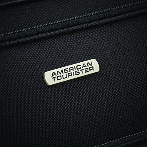American Tourister Fieldbrook XLT Softside Upright Luggage, Black, 4-Piece Set (BB/DF/21/25) - Image 5